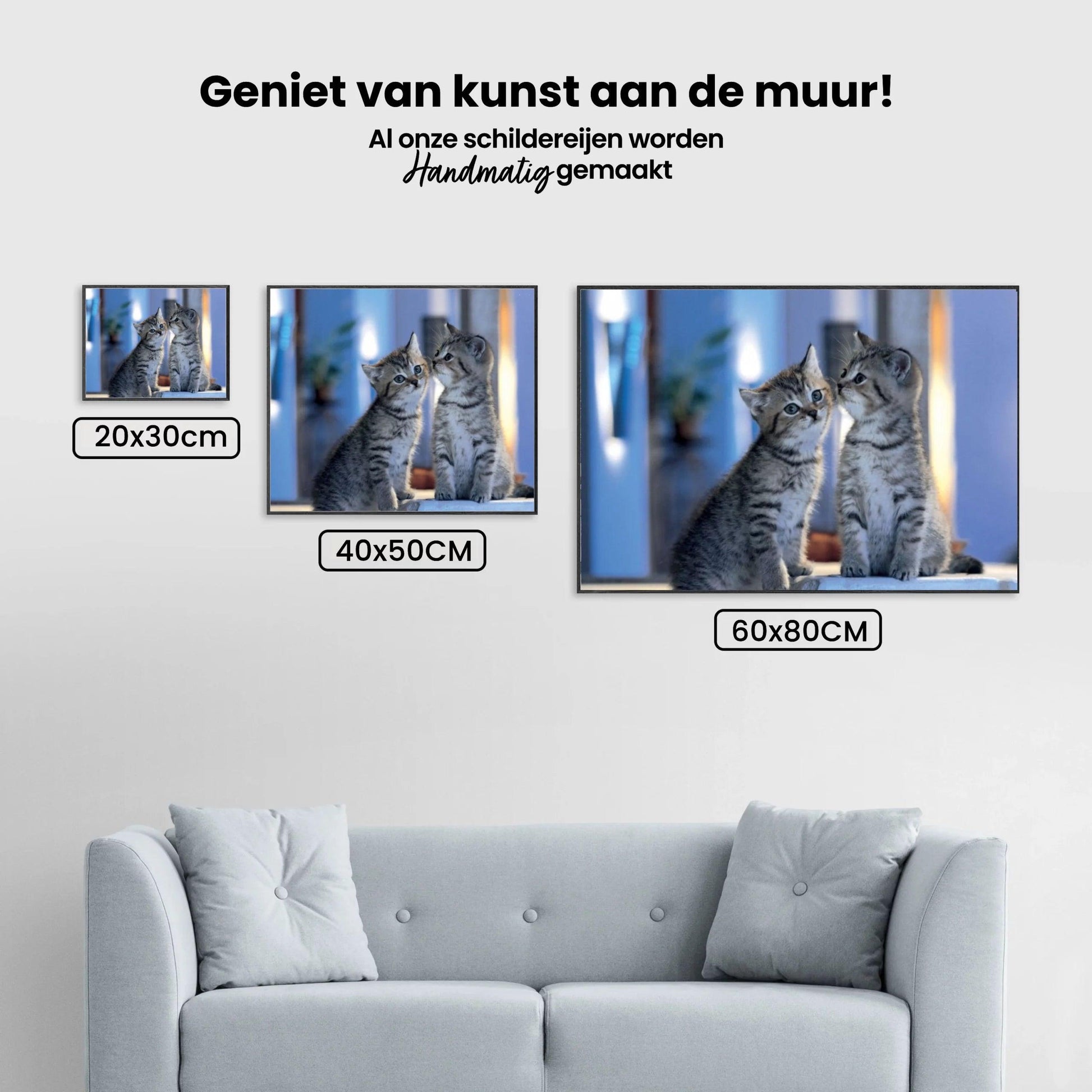 Diamantmaling - Familiekatte - SEOS®