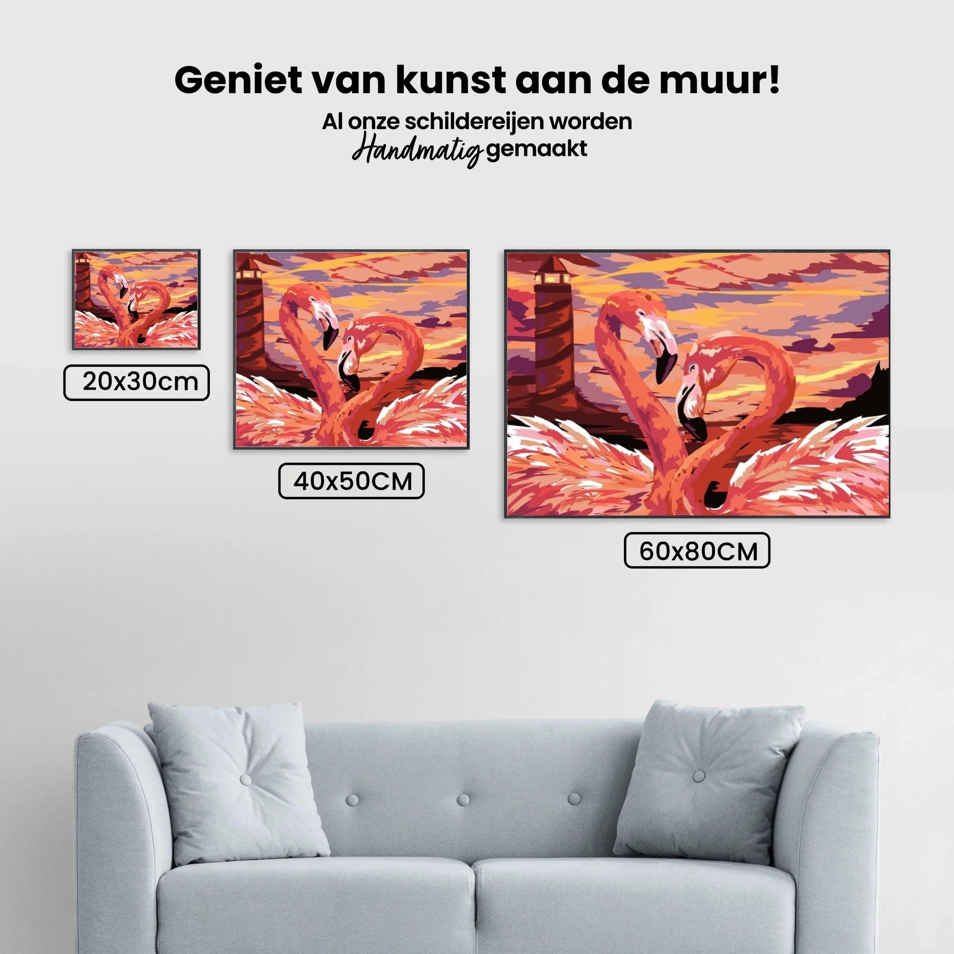 Diamantmaling - Flamingo Liebespaar - SOS®
