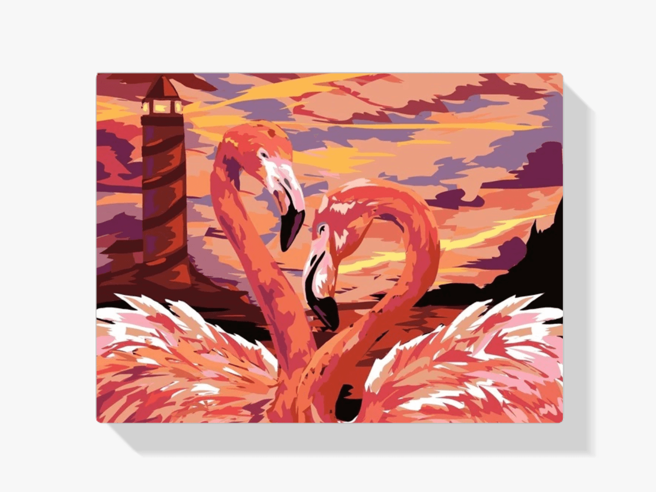 Diamantmaling - Flamingo Liebespaar - SOS®