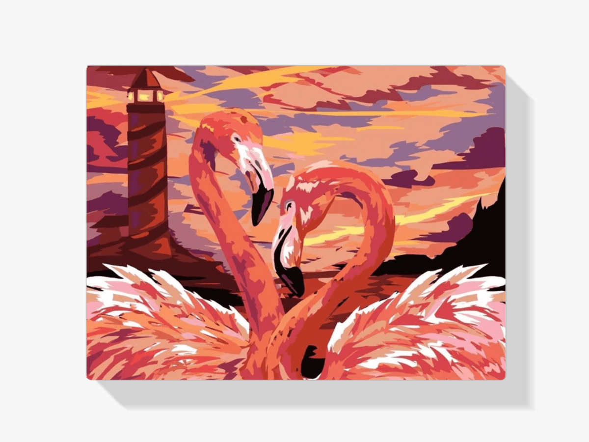 Diamantmaling - Flamingo Liebespaar - SOS®