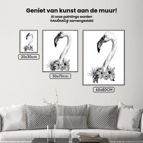 Diamantmaleri - Flamingohoved - SEOS®