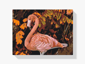 Diamantmaleri - Flamingo i naturen - SEOS®