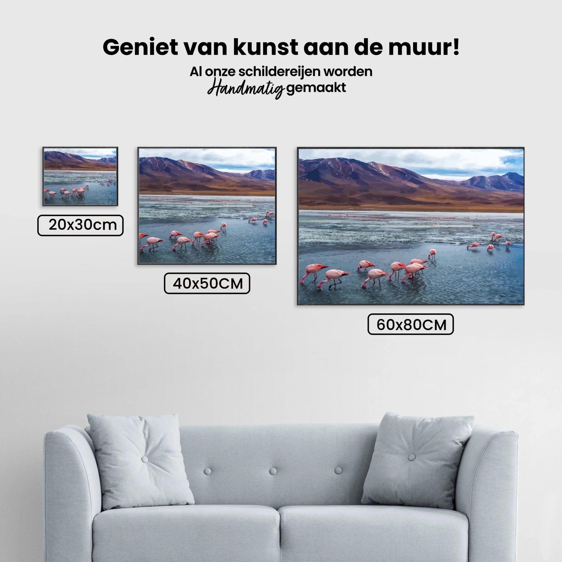 Diamantmaleri - Flamingoer i Bolivia - SEOS Shop ®