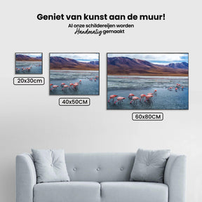 Diamantmaleri - Flamingoer i Bolivia - SEOS Shop ®