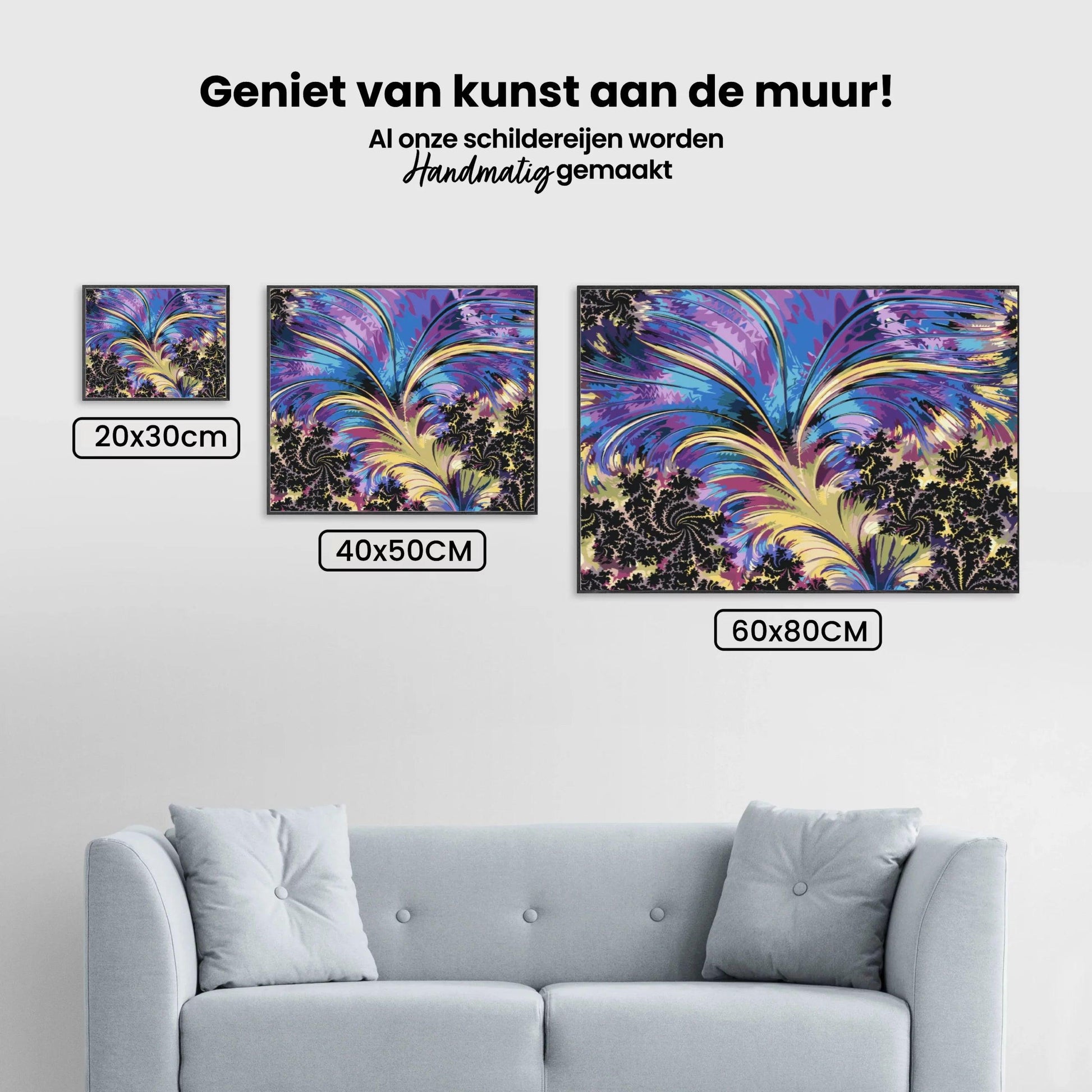 Diamantmaling - Fraktale fjer - SEOS Shop ®