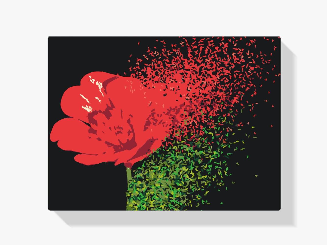 Diamantmaleri - Blæst blomst - SEOS Shop ®