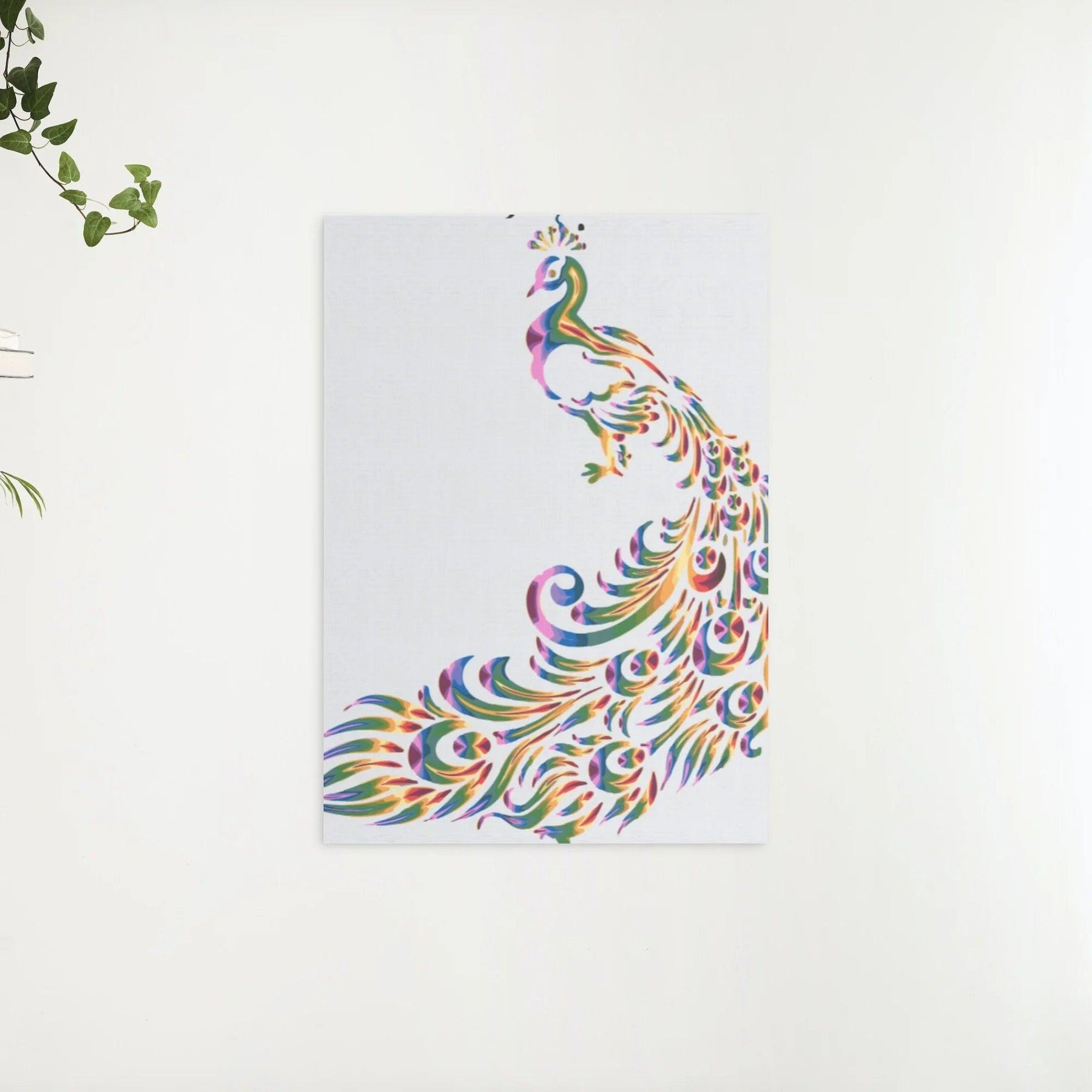 Diamantmaling - Farvet påfugl 2 - SEOS®