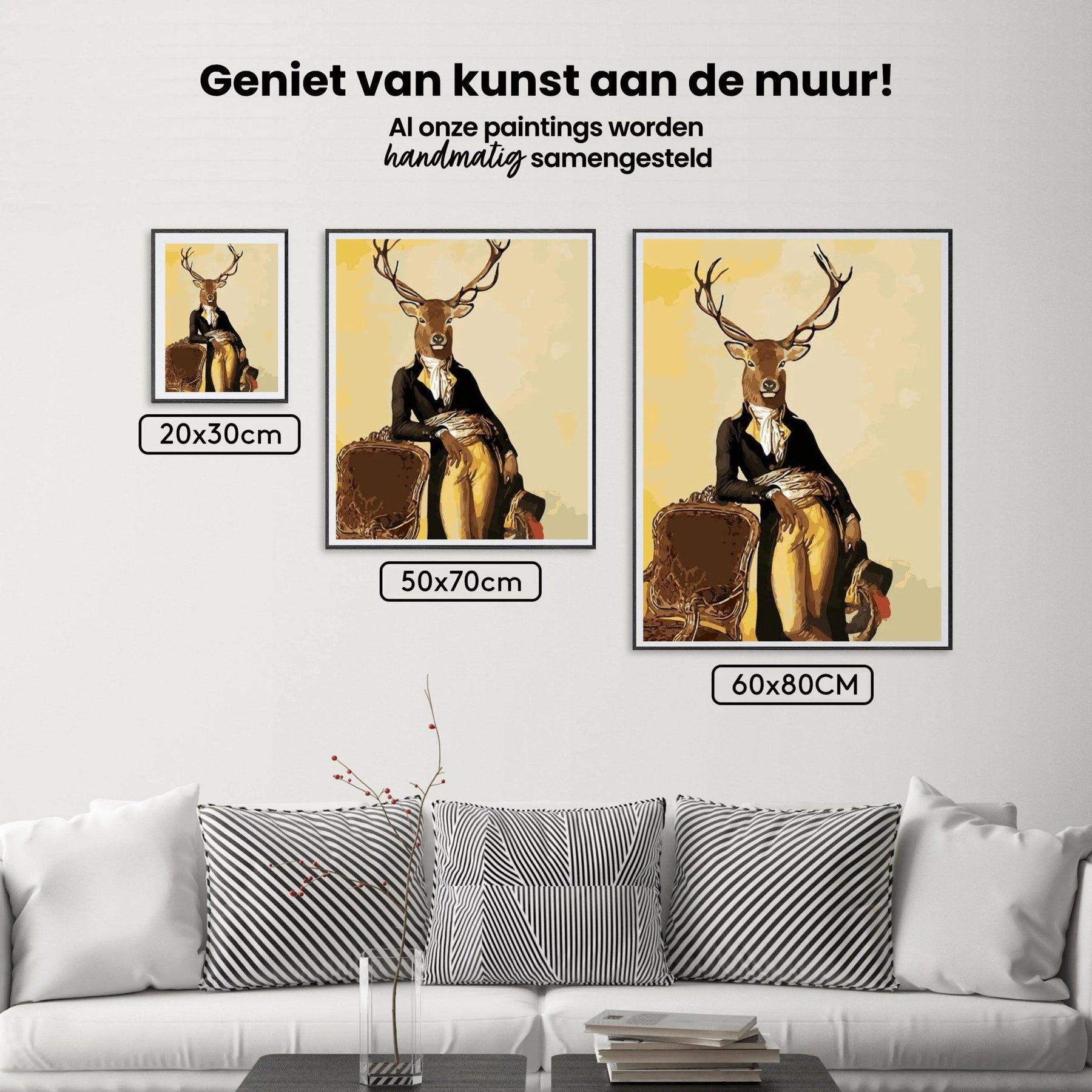 Diamantmaleri - Herrehjort - SEOS®