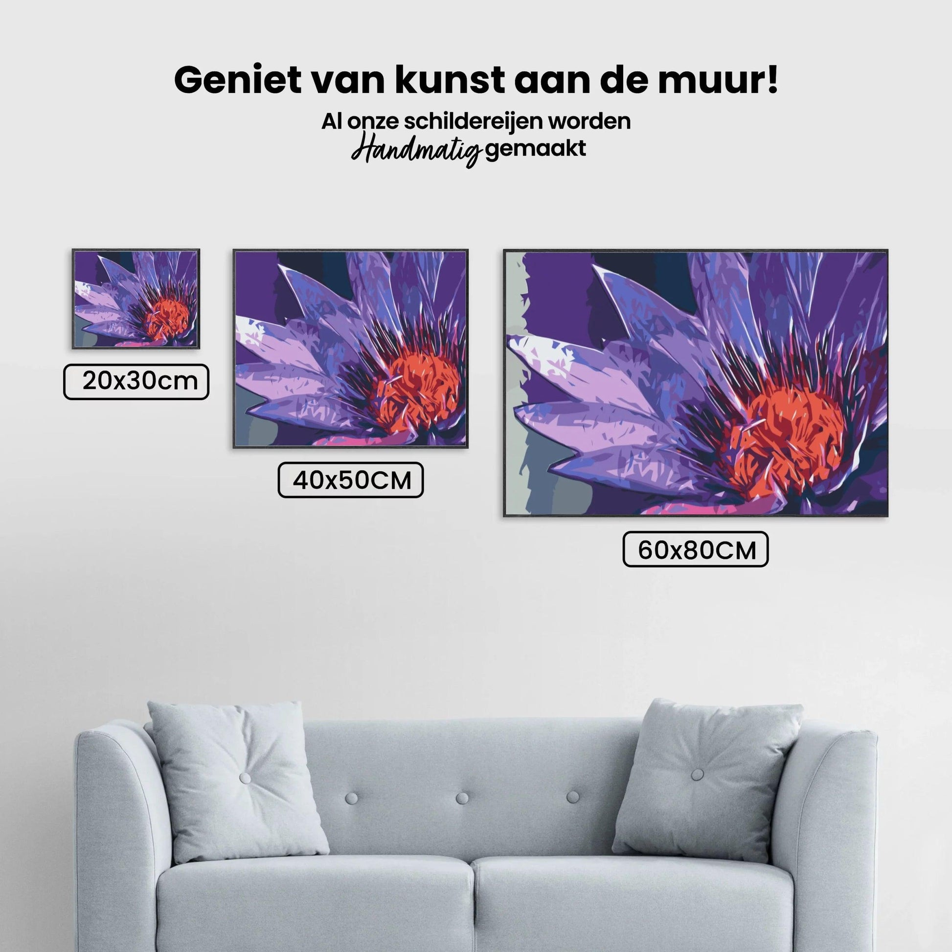 Diamantmaleri - Malet blomst - SEOS Shop ®