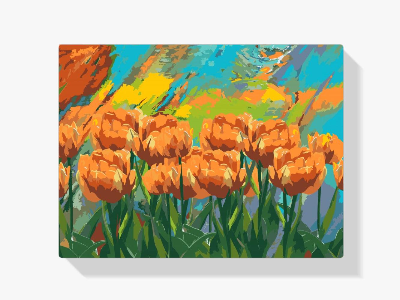 Diamantmaleri - Malede tulipaner - SEOS Shop ®