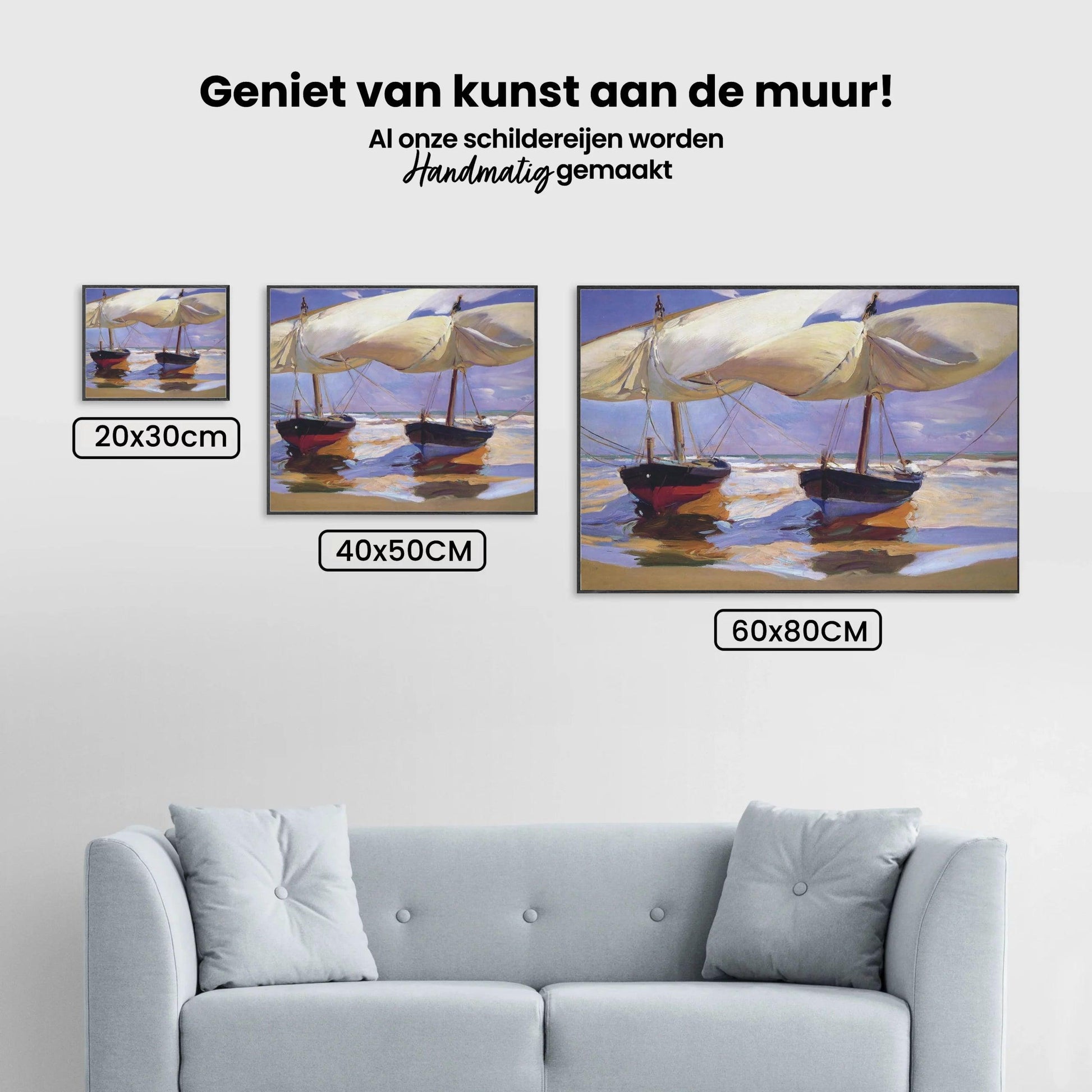 Diamantmaling - Strandede både - SEOS Shop ®