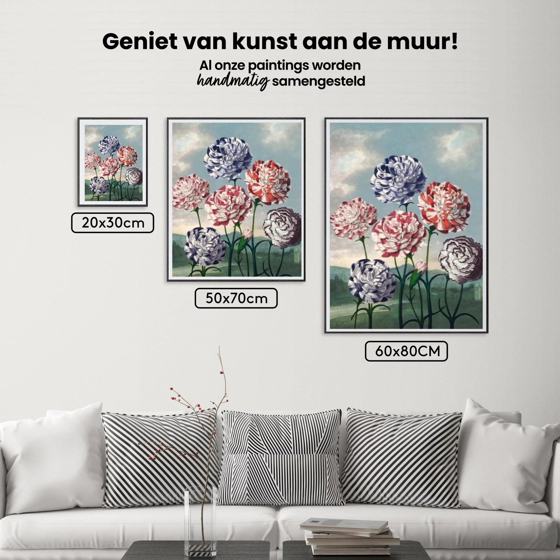 Diamantmaleri - Gruppe af nelliker - SEOS Shop ®