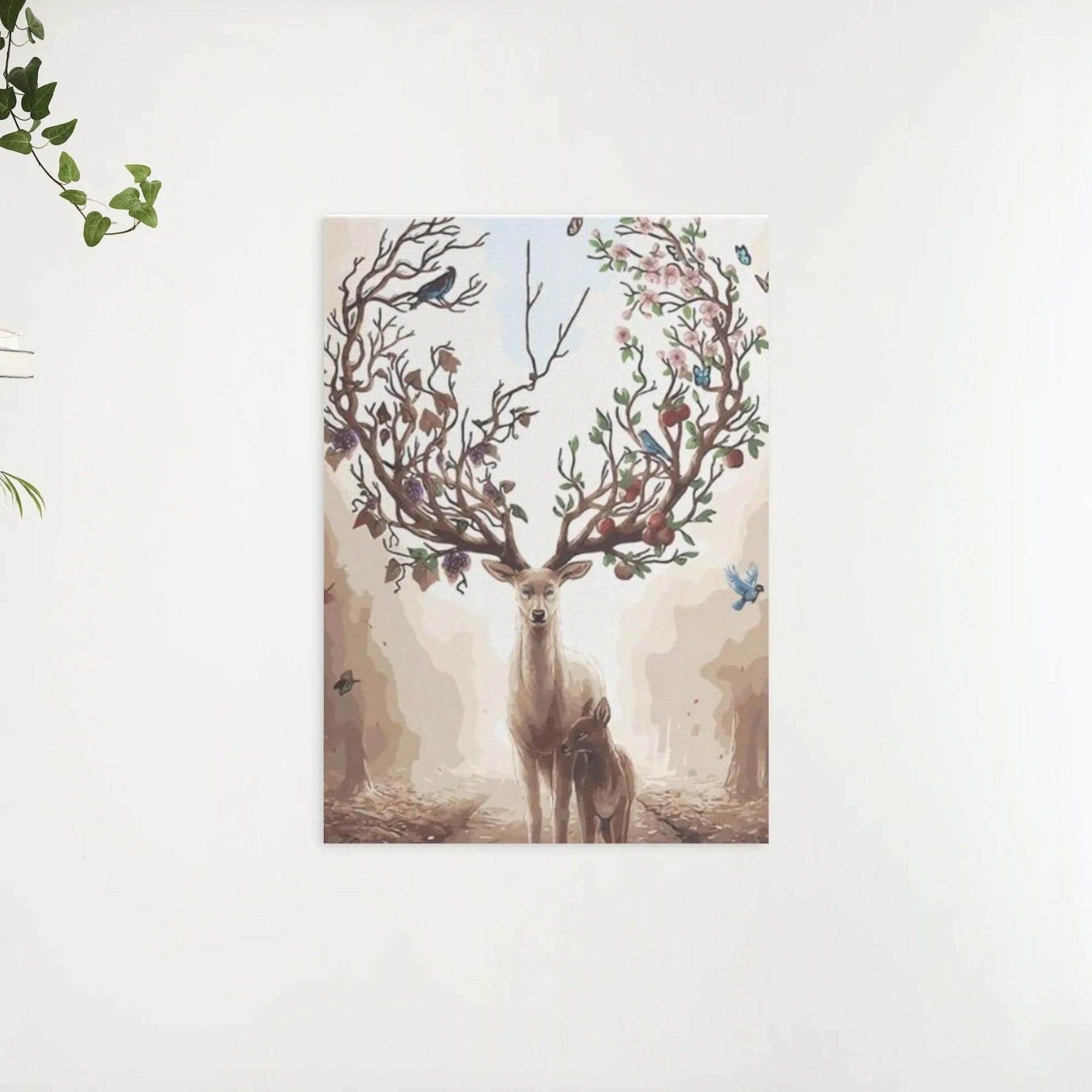 Diamantmaleri - Hjort med forårsgevir - SEOS®