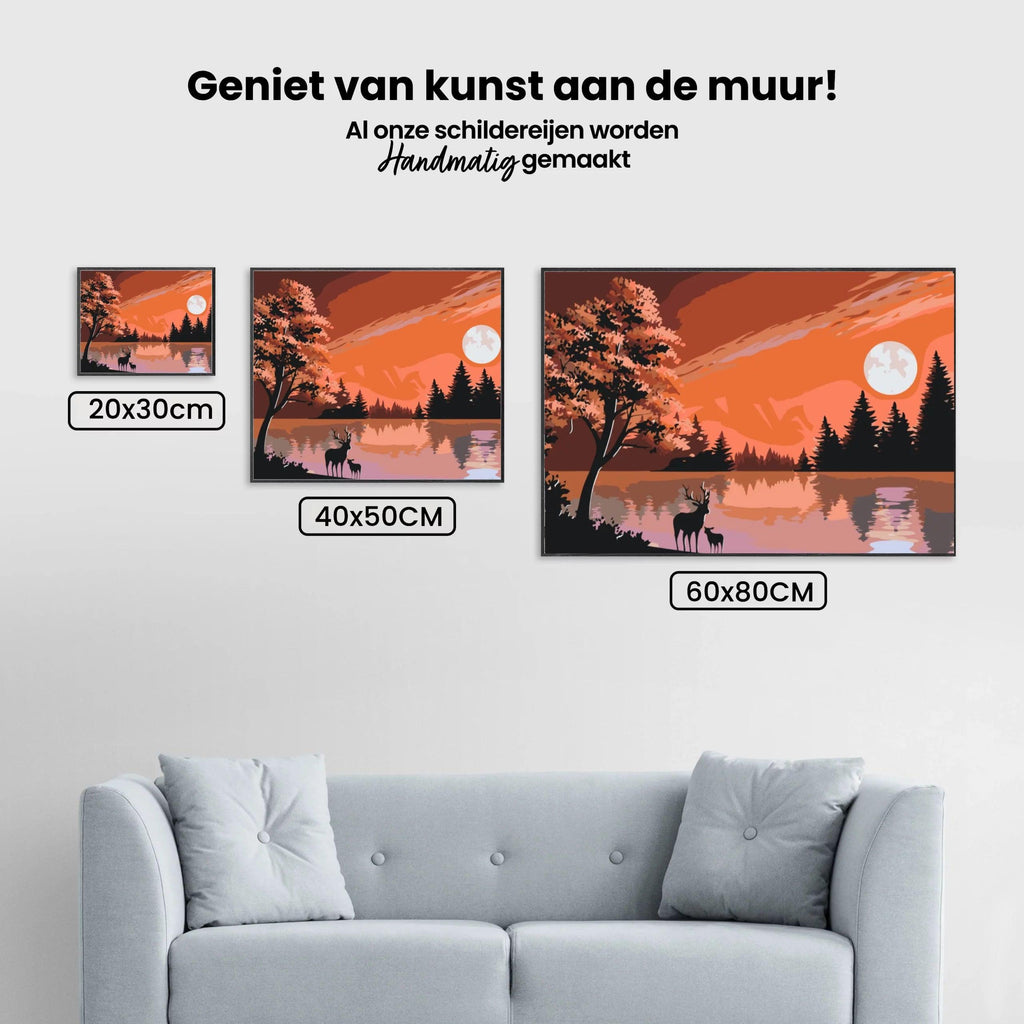 Diamantmaling - Hjort i naturen - SEOS®