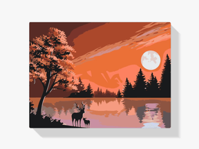 Diamantmaling - Hjort i naturen - SEOS®