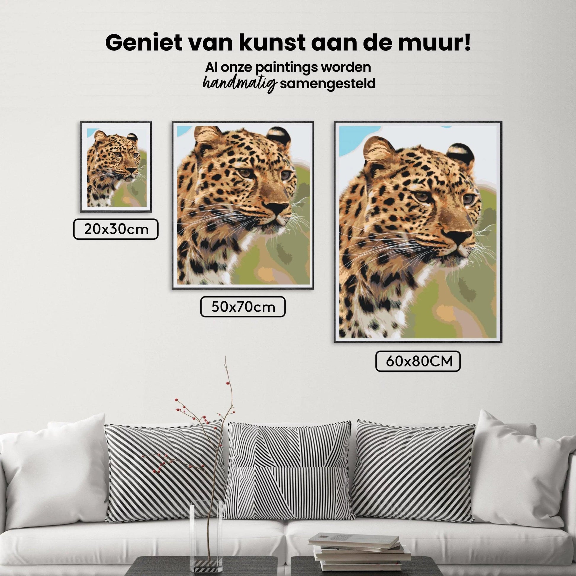 Diamantmaleri - En leopards jagtudsigt - SEOS®