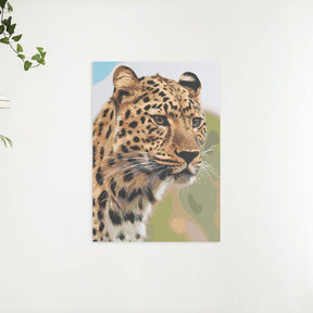 Diamantmaleri - En leopards jagtudsigt - SEOS®