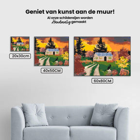 Diamantmaleri - Hus i naturen - SEOS Shop ®