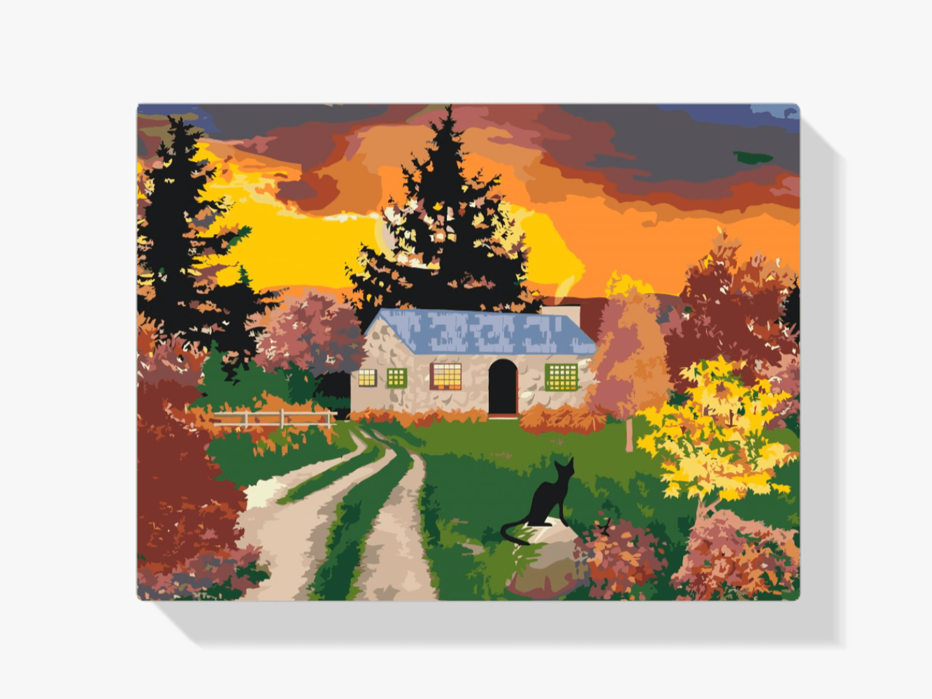 Diamantmaleri - Hus i naturen - SEOS Shop ®