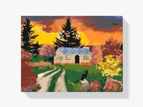 Diamantmaleri - Hus i naturen - SEOS Shop ®