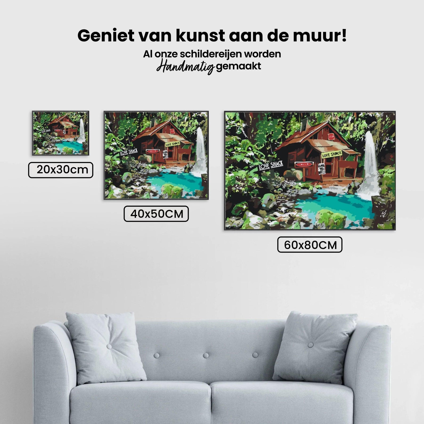 Diamantmaleri - Kærlighedens Hus - SEOS Shop ®