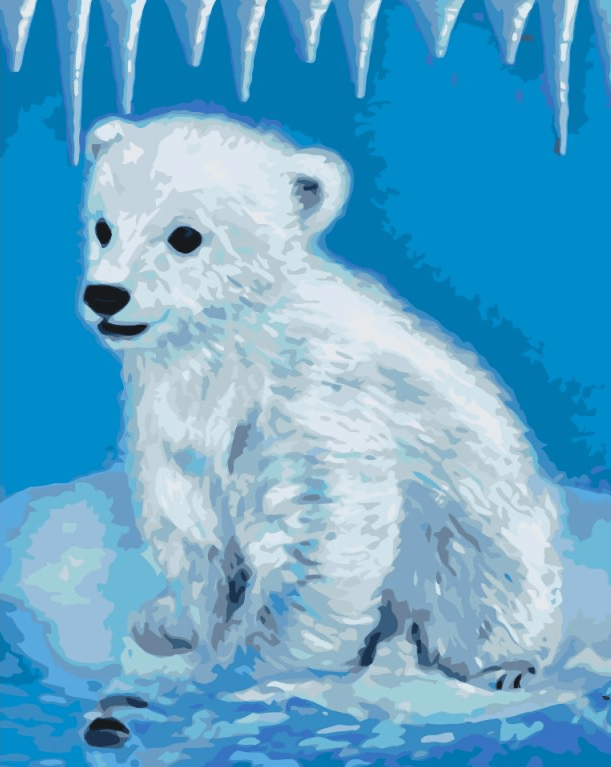 Diamantmaling - Isbjørn - SEOS®