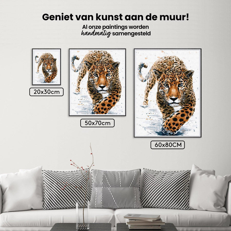 Diamantmaling - Leopardjagt - SEOS®