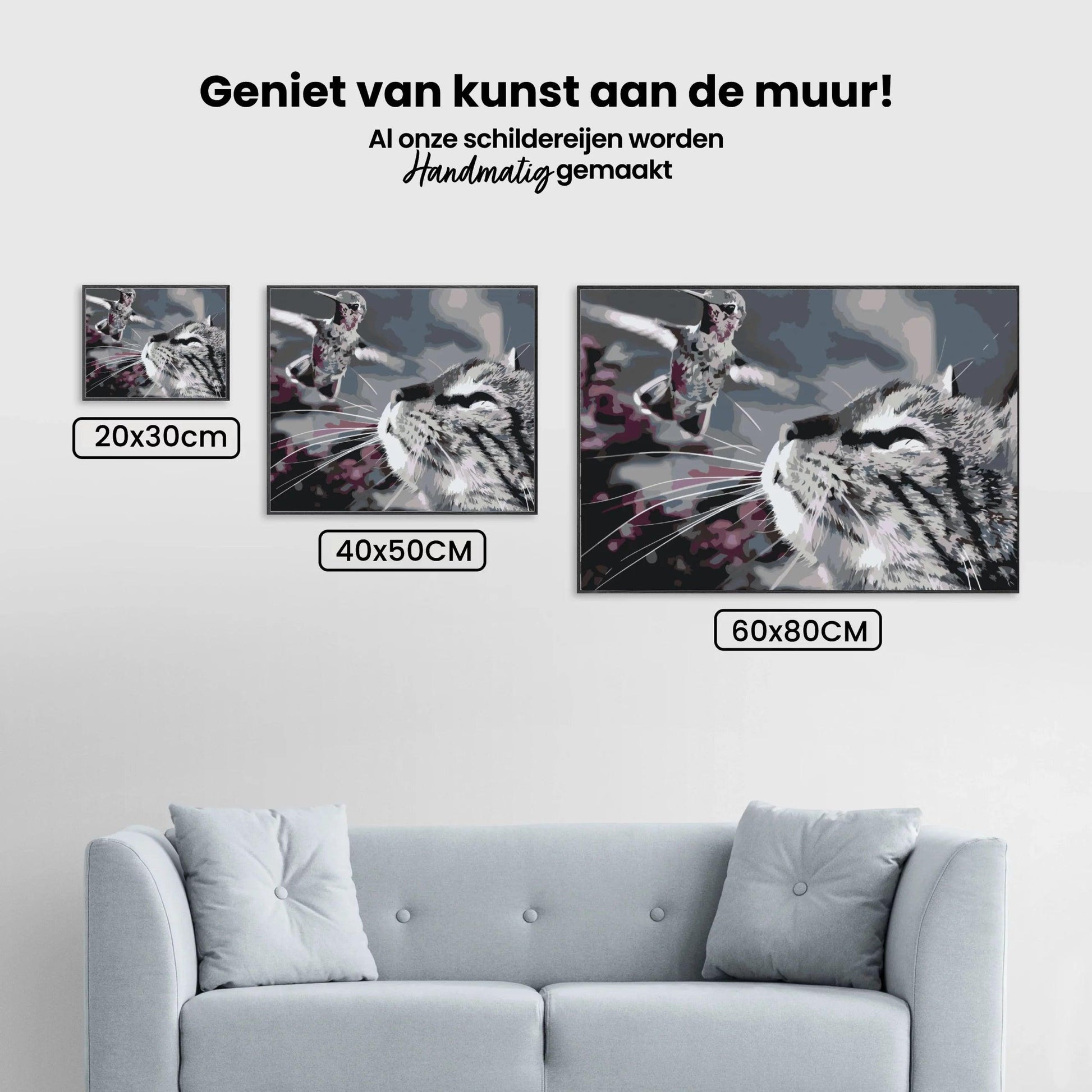 Diamantmaling - Kat og Fugl - SEOS®