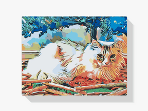 Diamantmaling - Kat under træet - SEOS®