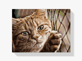 Diamantmaling - Kat på hegnet - SEOS®