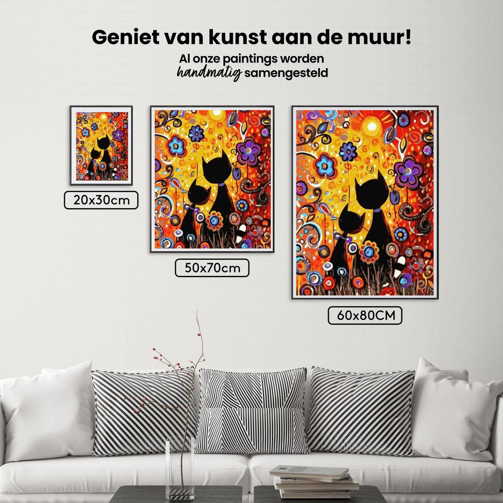 Diamantmaling - Killinger med blomster - SEOS®