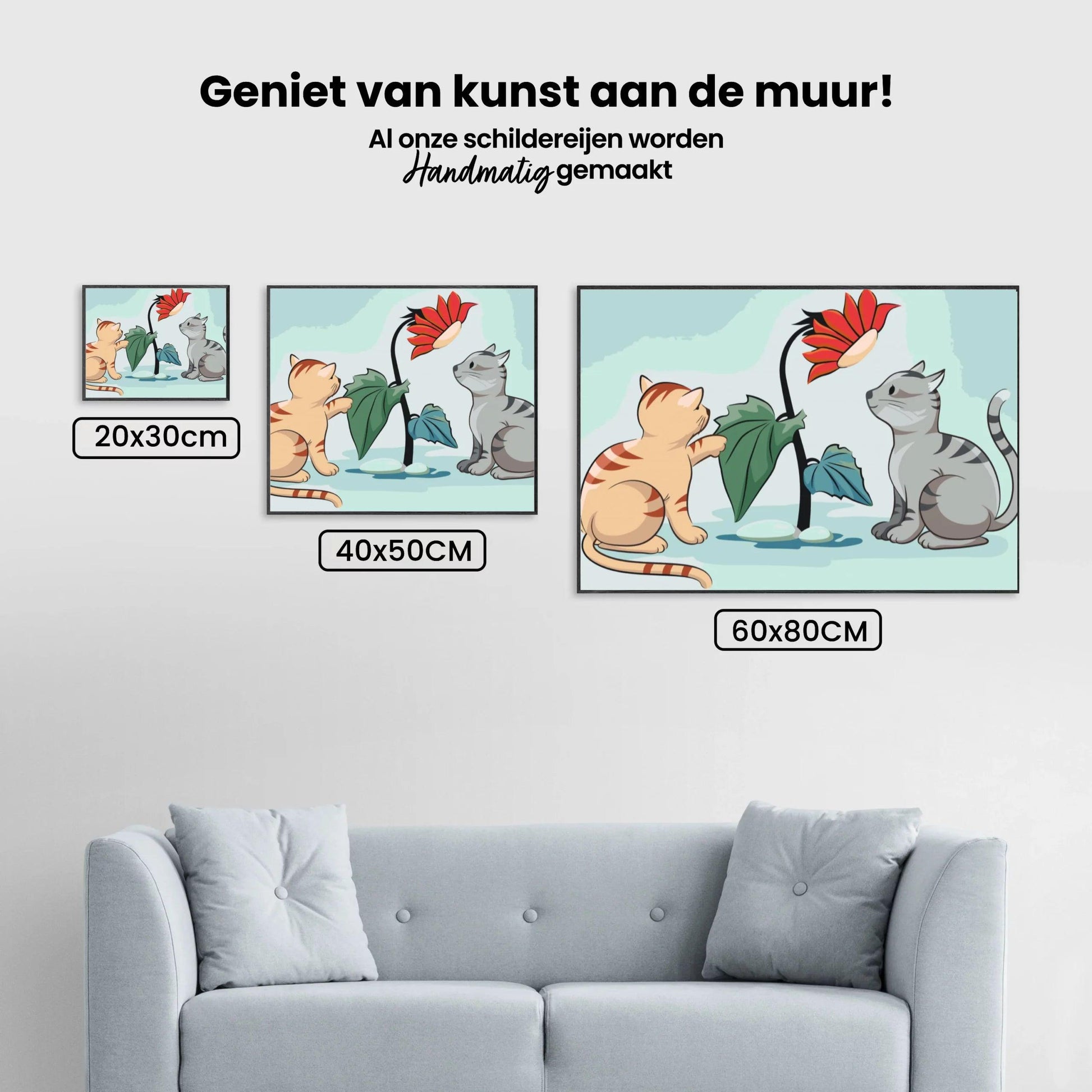 Diamantmaling - Katte og blomster - SEOS®