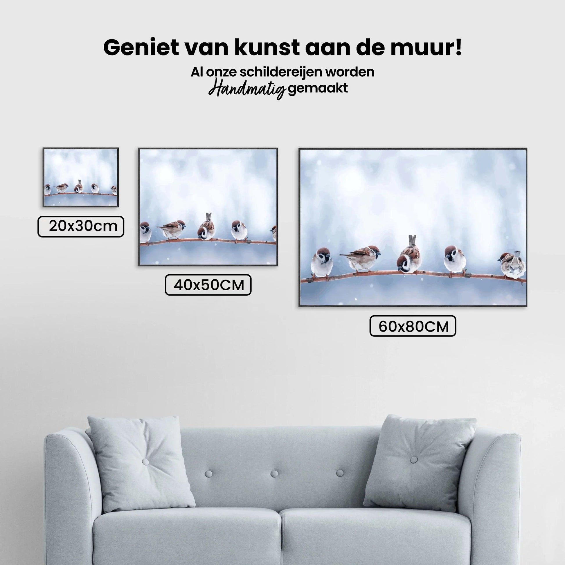 Diamantmaleri - Små søde fugle - SEOS Shop ®