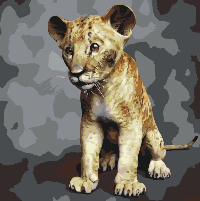Diamantmaleri - Lille Simba - SEOS®