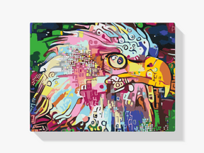 Diamantmaleri - Farverig ørn - SEOS®