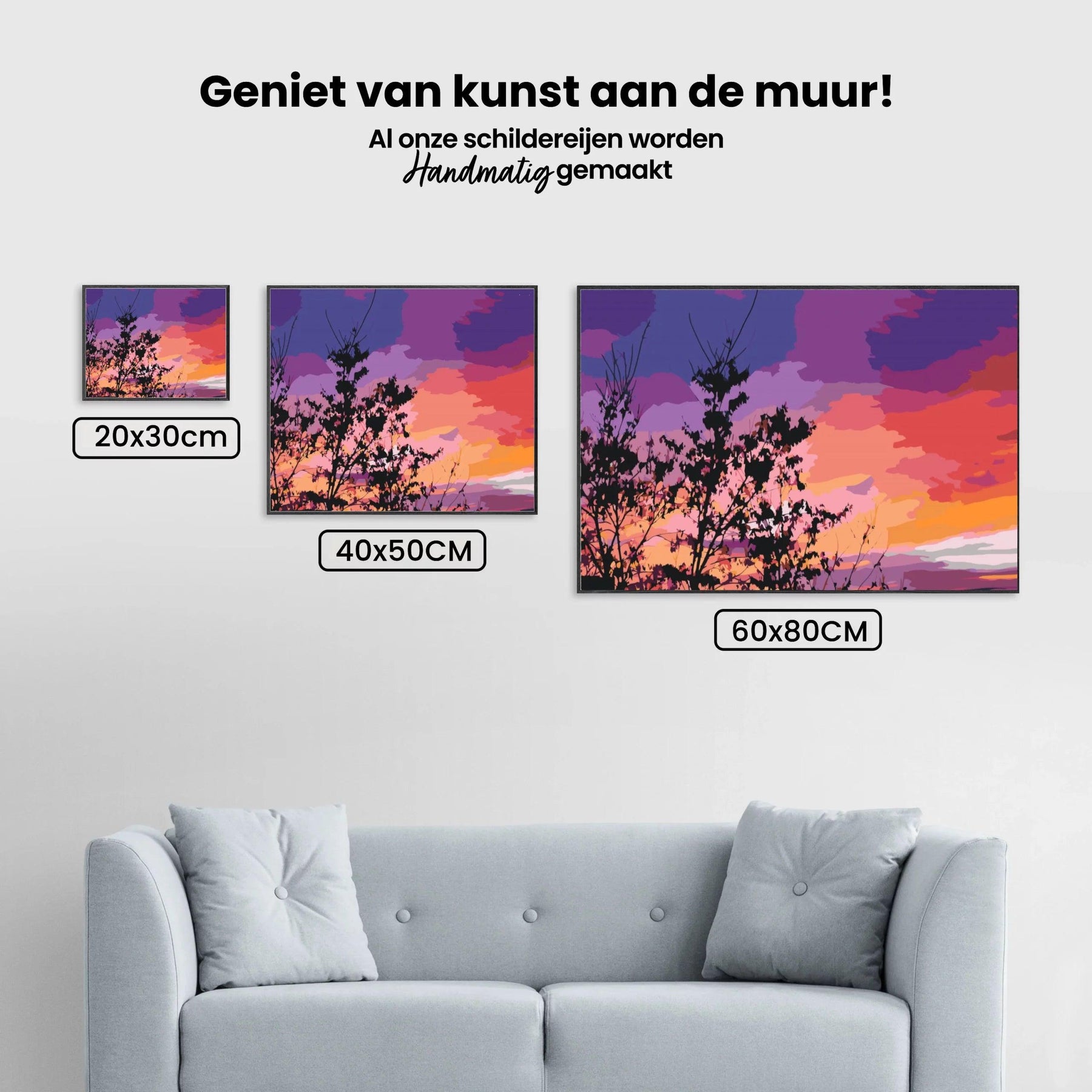 Diamantmaleri - Farverig himmel - SEOS Shop ®