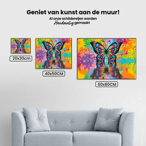 Diamantmaleri - Farverig sommerfugl - SEOS®