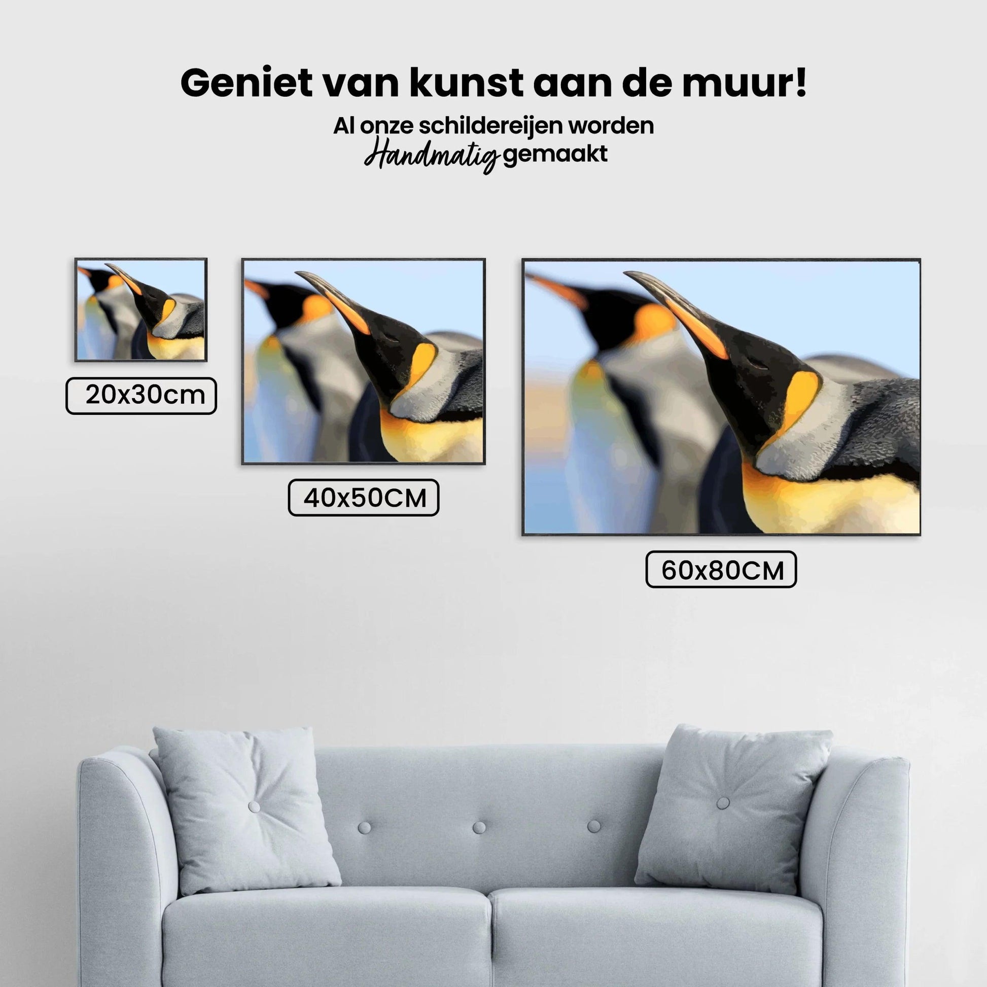Diamantmaling - Kongepingviner - SEOS®