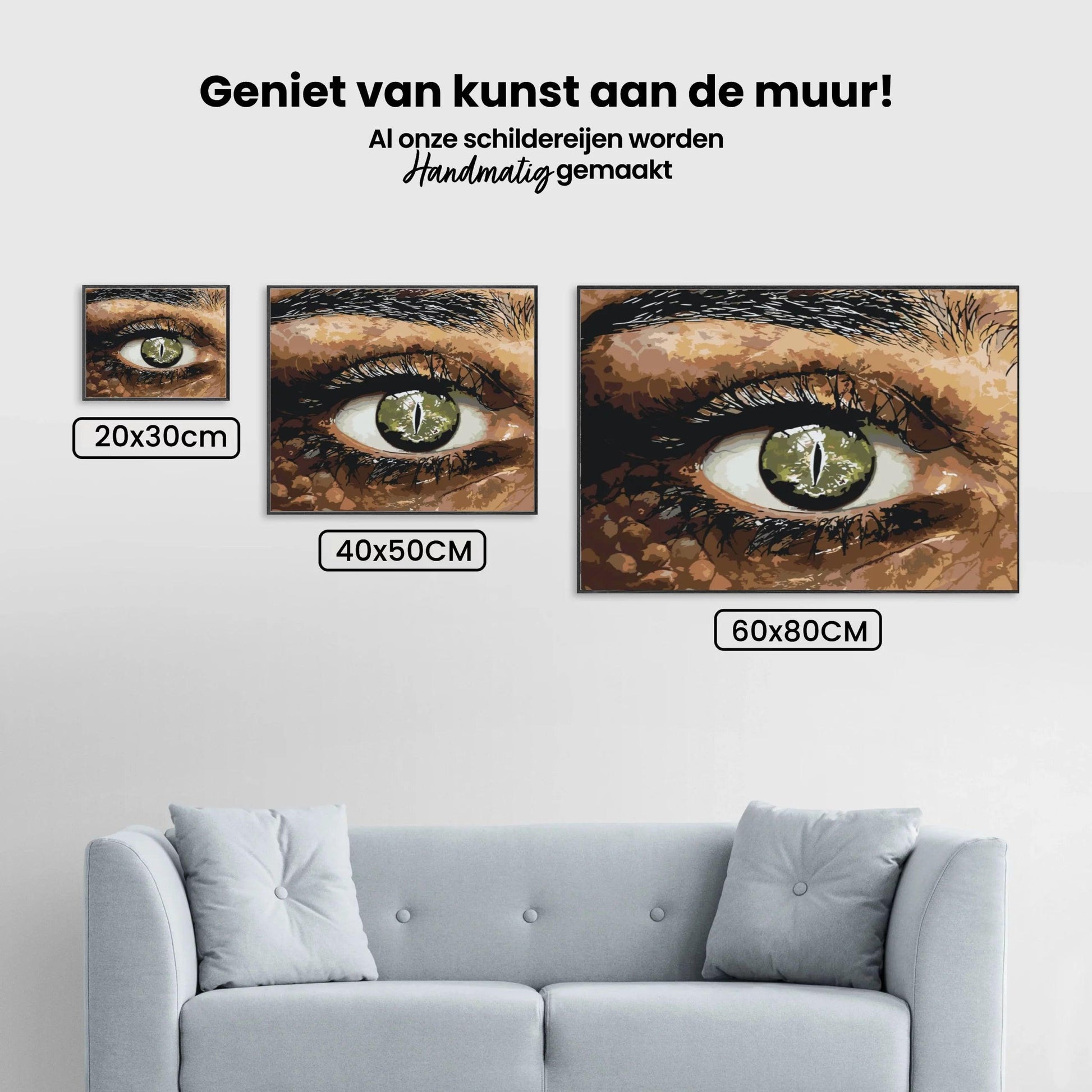 Diamantmaling - Krokodilleøje - SEOS Shop ®