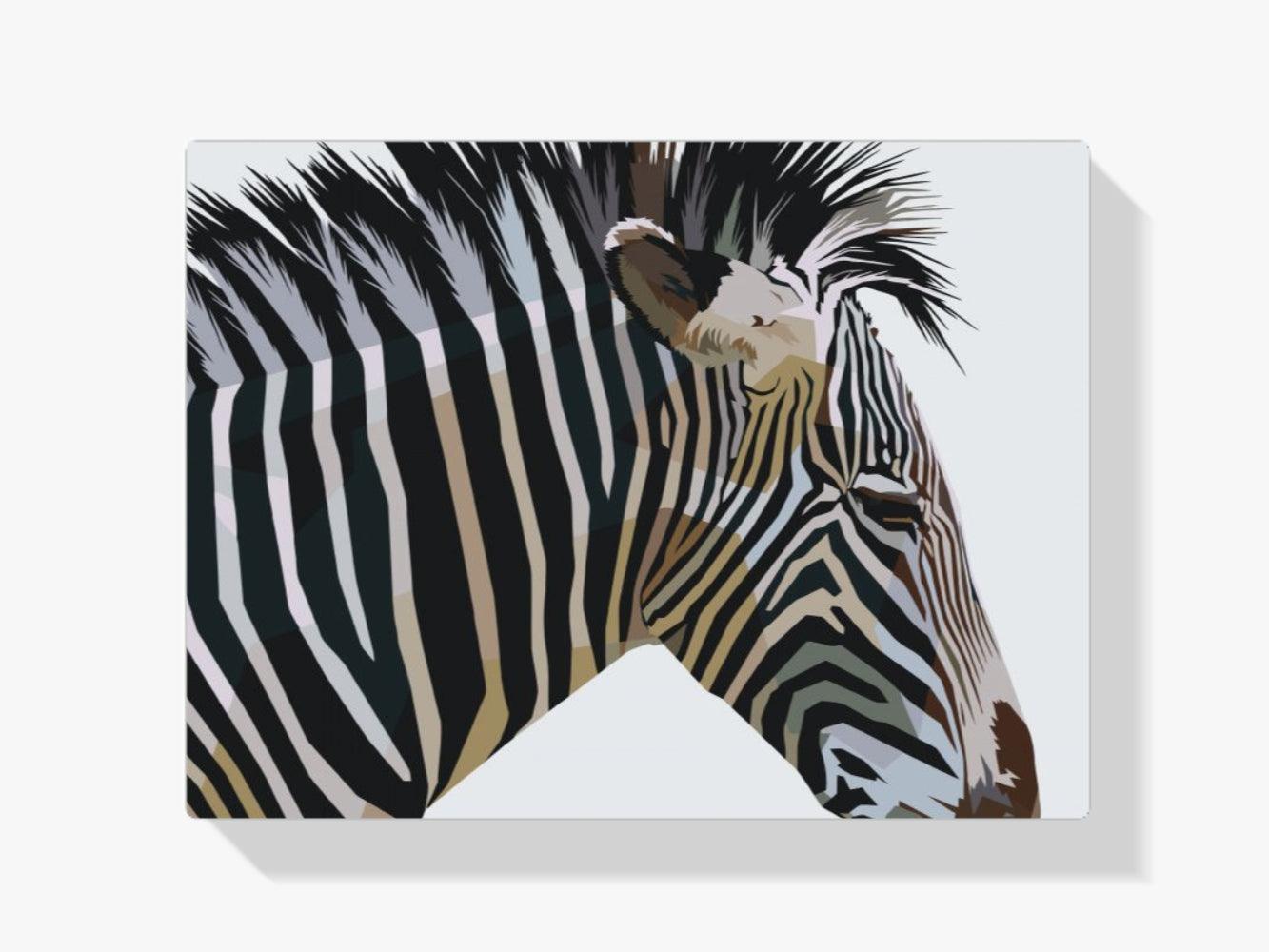 Diamantmaleri - Kubistisk Zebra - SEOS Shop ®