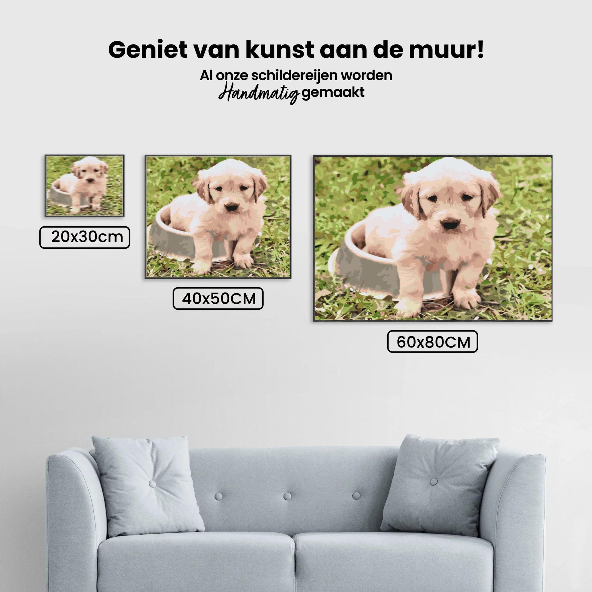 Diamantmaleri - Labrador i en skål - SEOS®