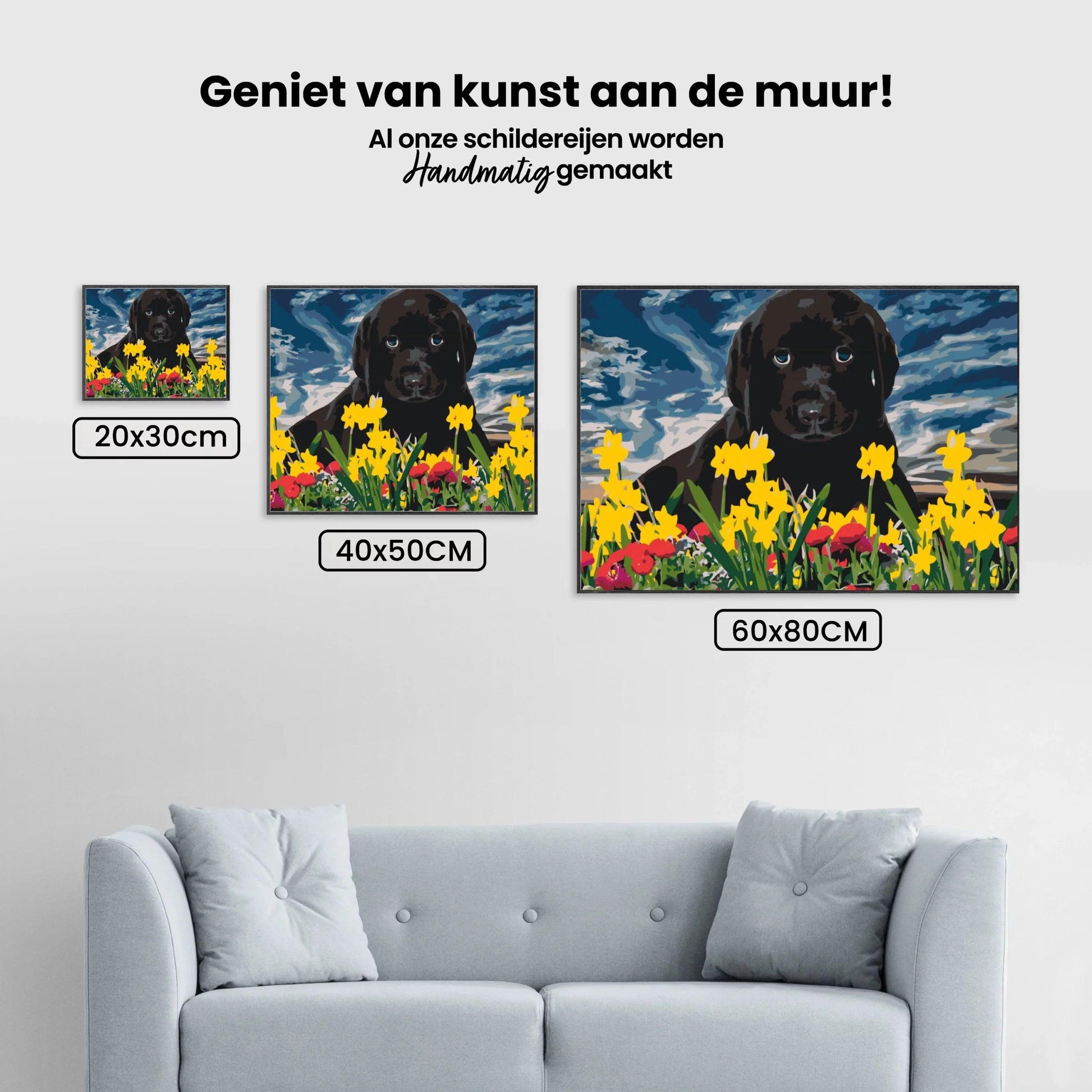 Diamantmaleri - Labrador hvalp - SEOS®