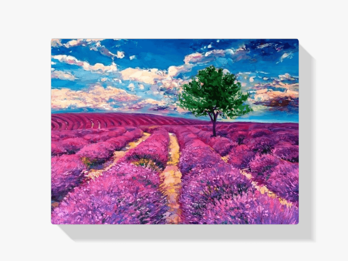 Diamantmaleri - Lavendelmarker i Provence - SEOS Shop ®