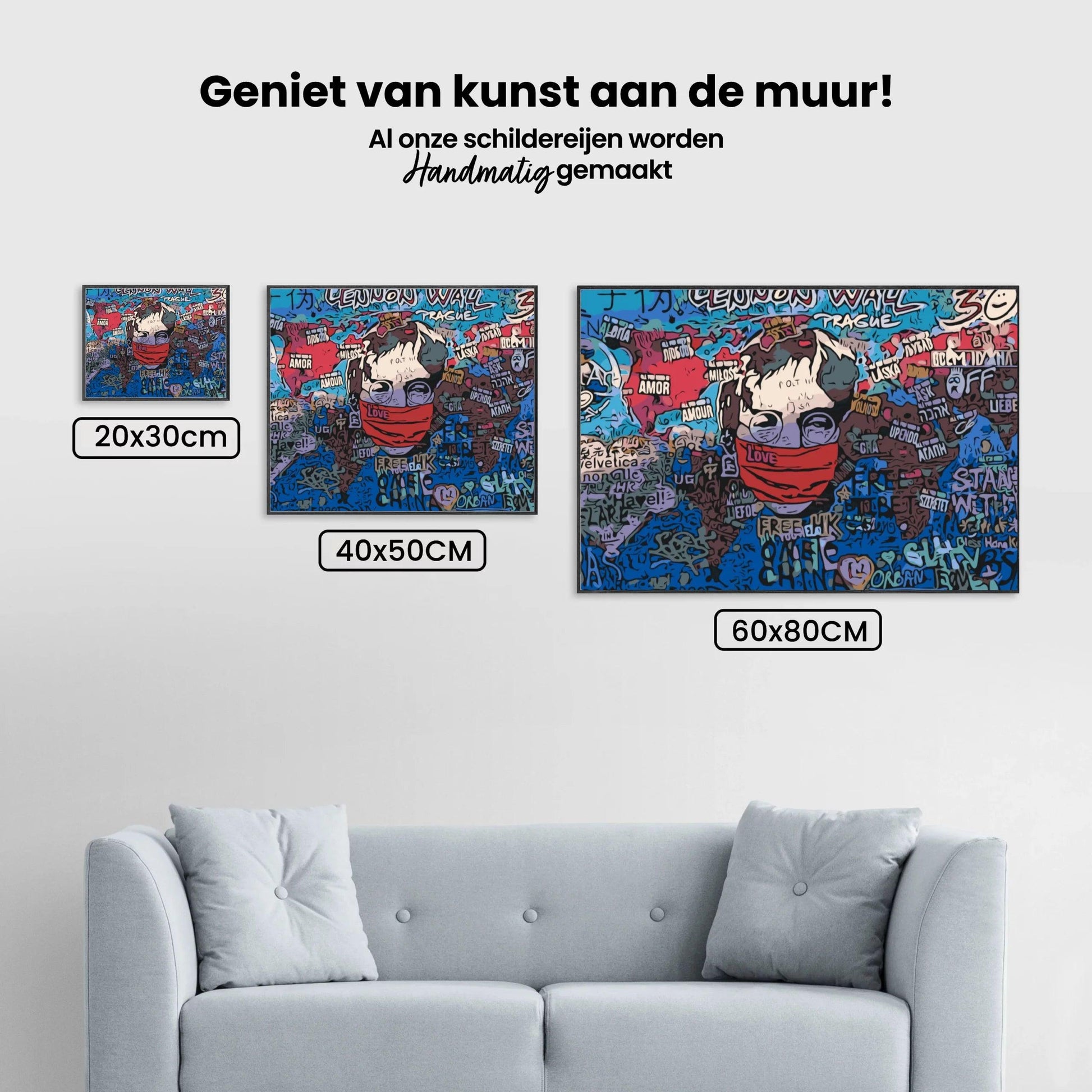 Diamantmaleri - Lennons væg - SEOS Shop ®