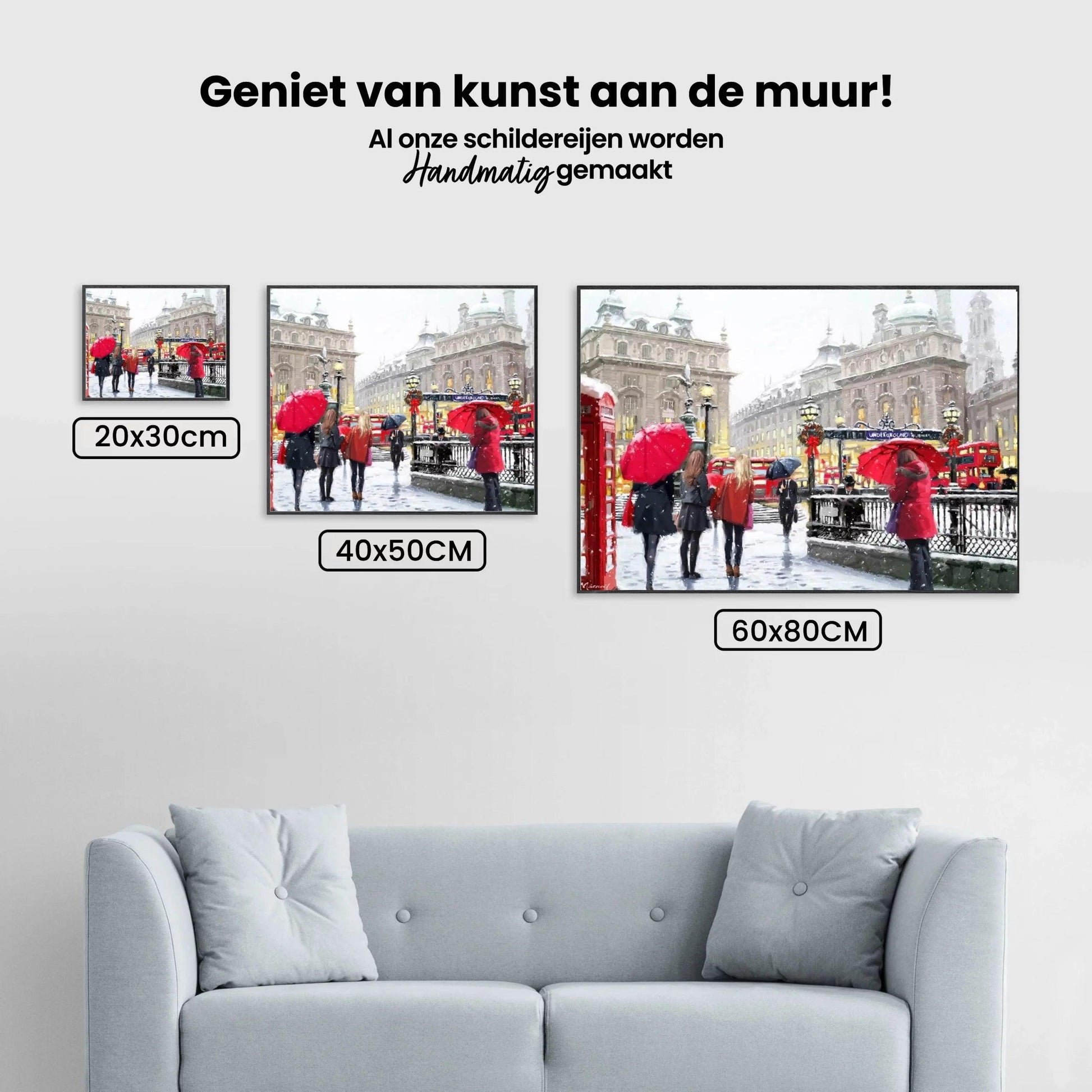 Diamantmaleri - London i sne - SEOS Shop ®