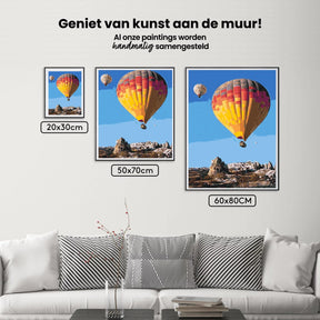 Diamantmaling - Varmluftsballoner i bjergene - SEOS Shop ®