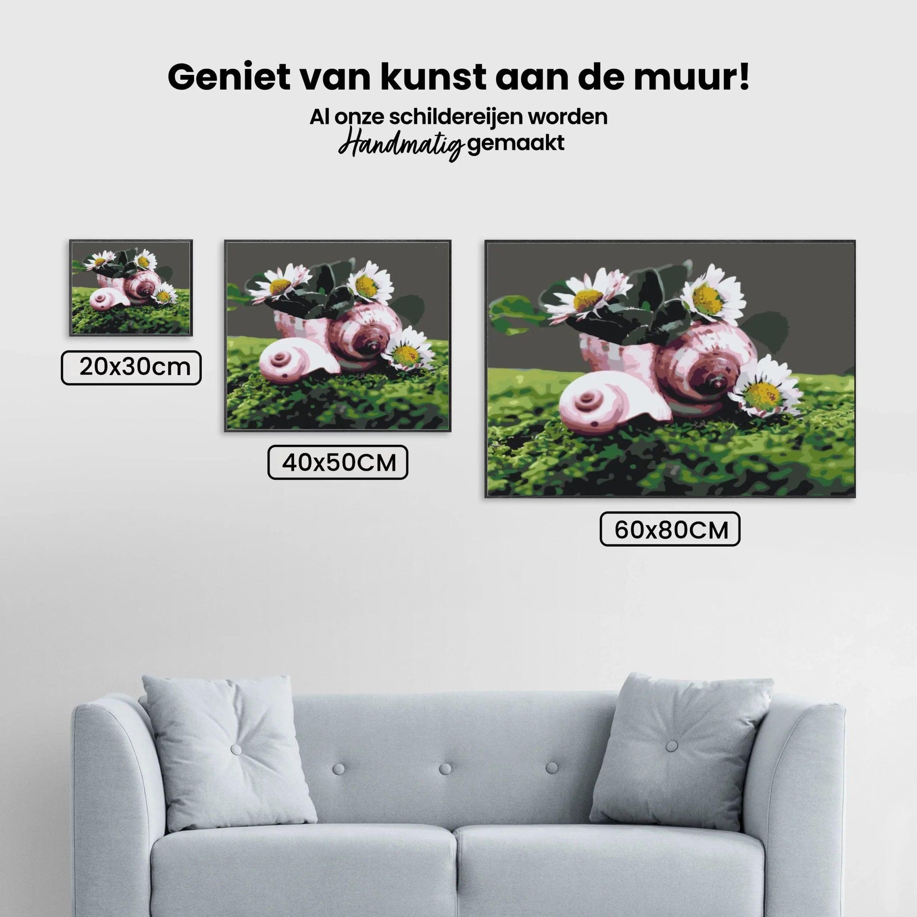 Diamantmaling - Tusindfryd i skallen - SEOS Shop ®