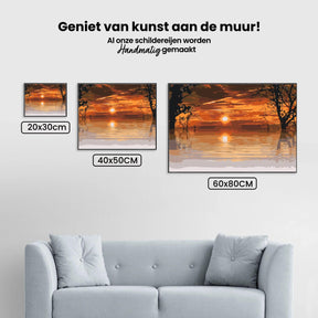 Diamantmaleri - Magisk solnedgang - SEOS Shop ®