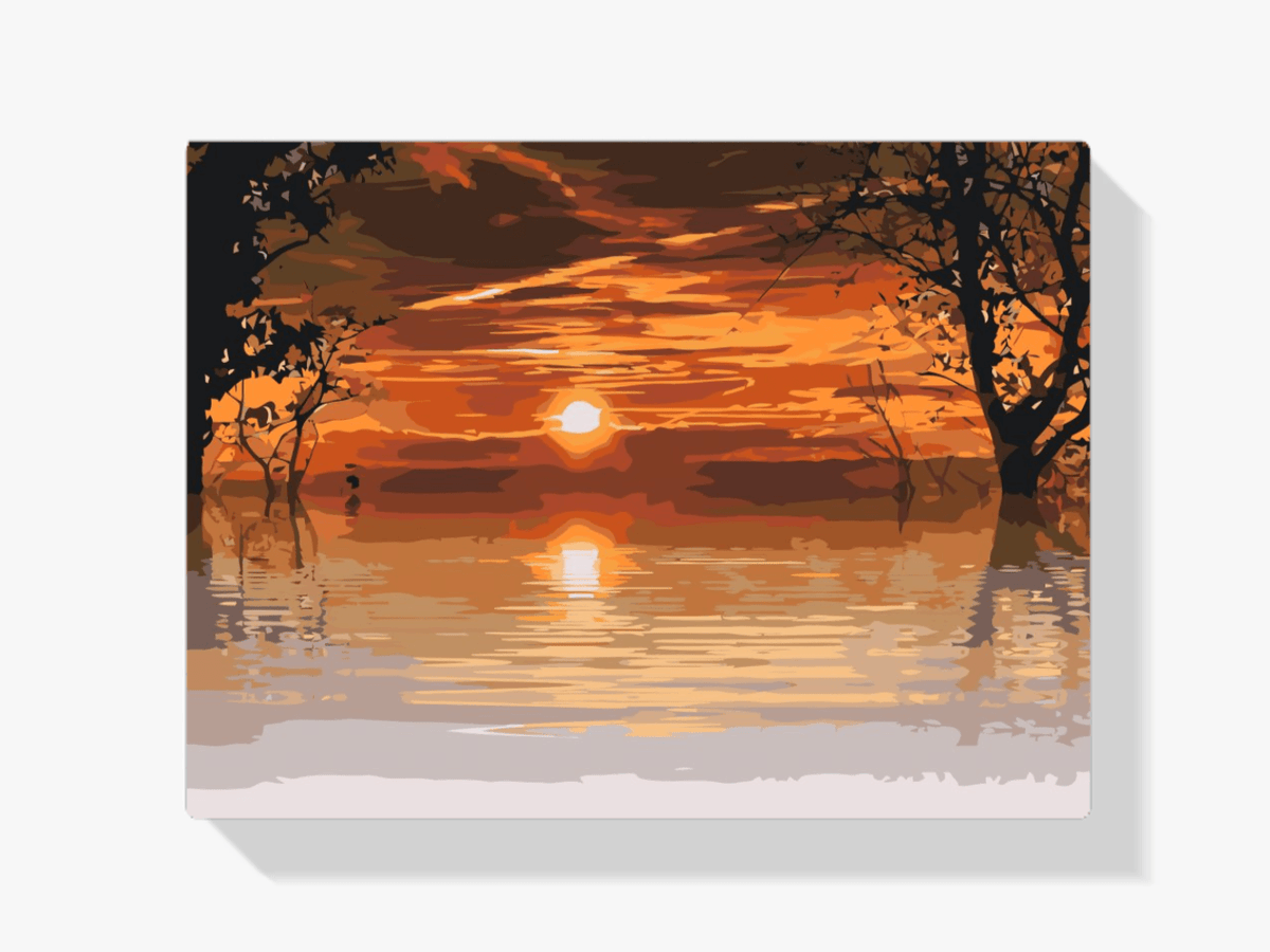 Diamantmaleri - Magisk solnedgang - SEOS Shop ®