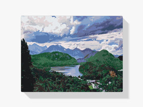 Diamantmaleri - Sø i Alperne - SEOS Shop ®